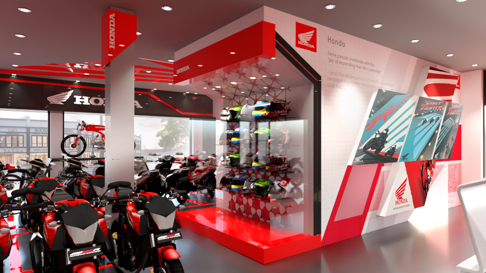 Honda Motors Showroom & Retail Space