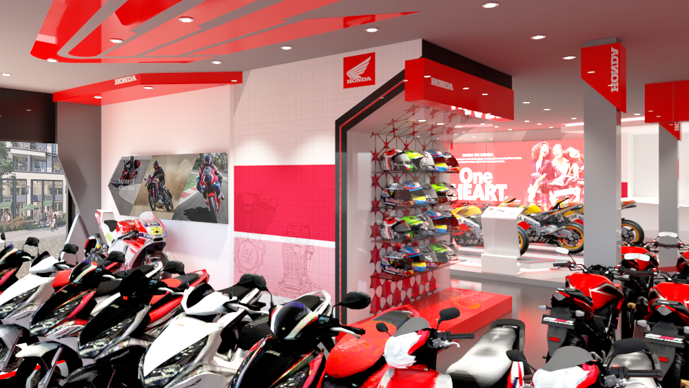 Honda Motors Showroom & Retail Space