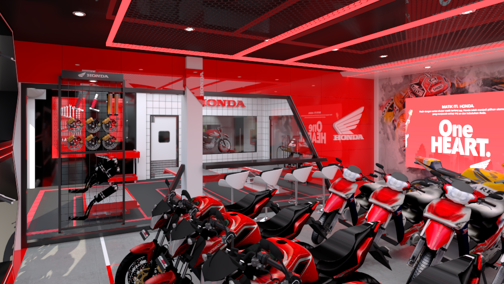 Honda Motors Showroom & Retail Space