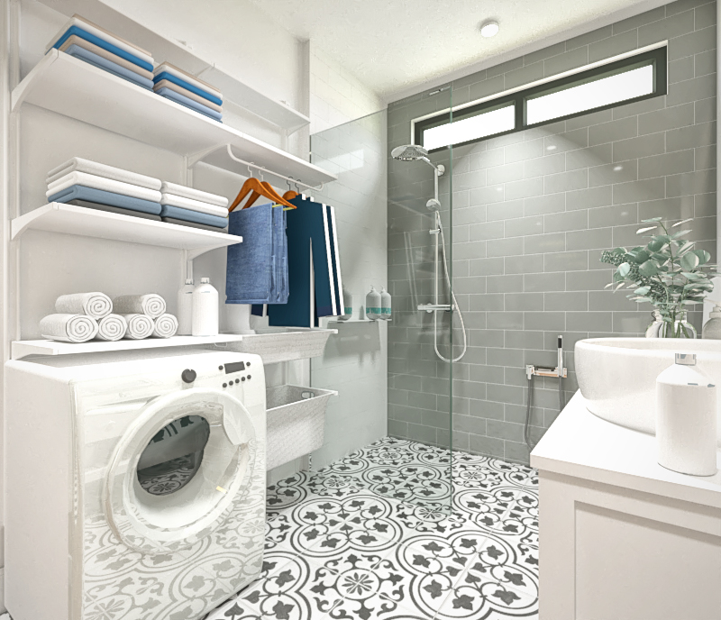 Toilet & Laundry Room Toilet & Laundry Room