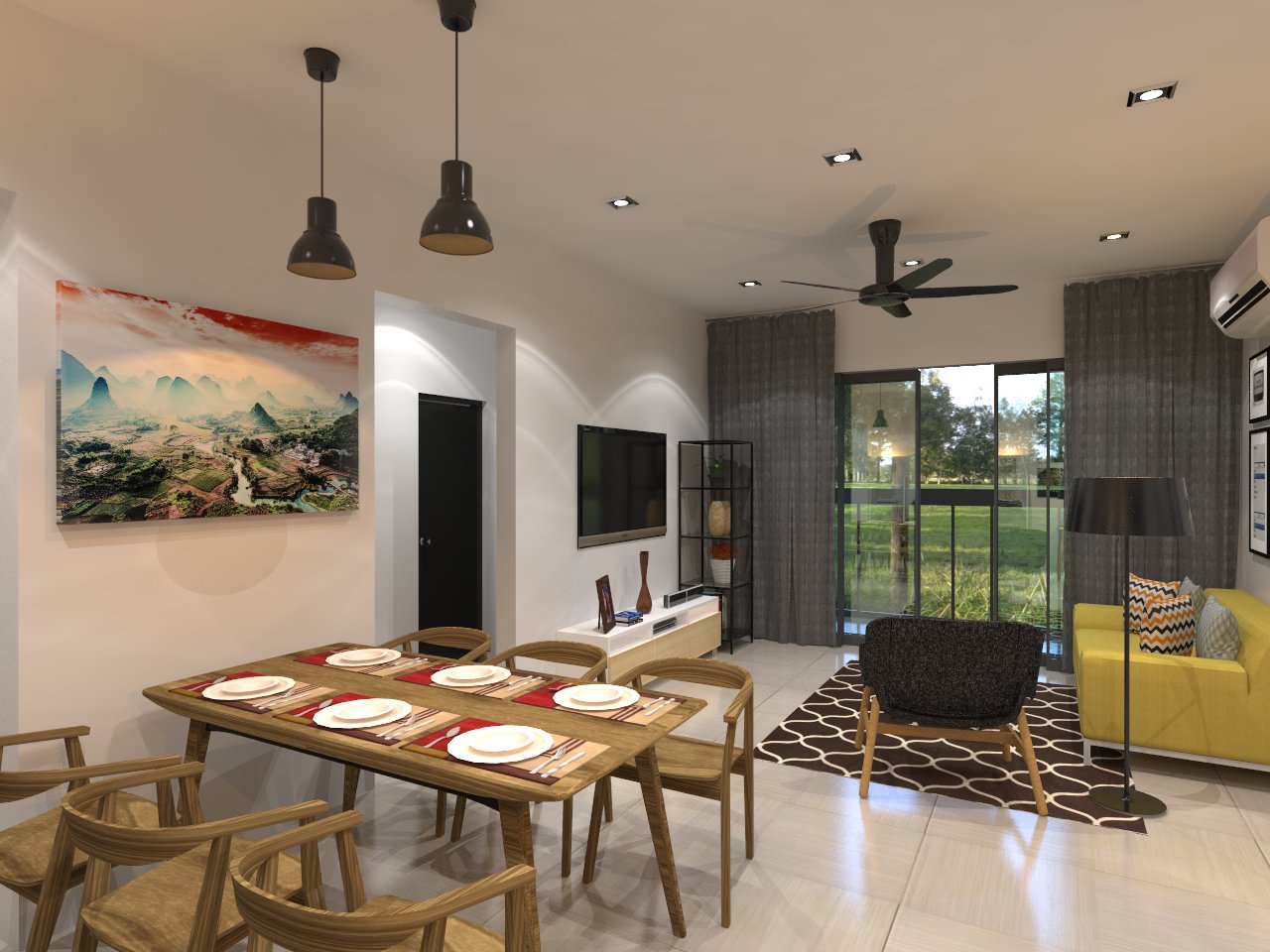 Living & Dining Area Living & Dining Area