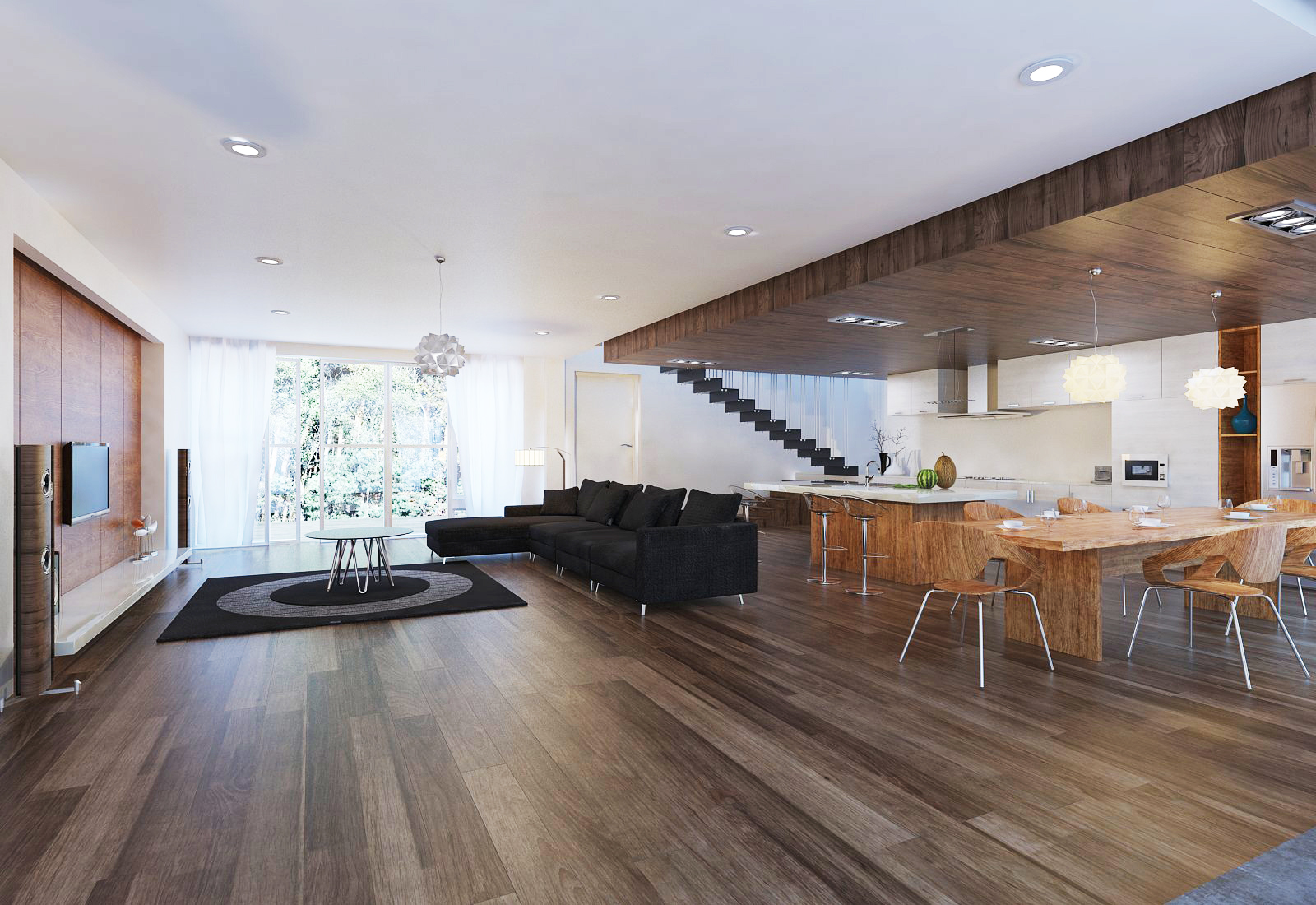Living + Dining Area Living + Dining Area