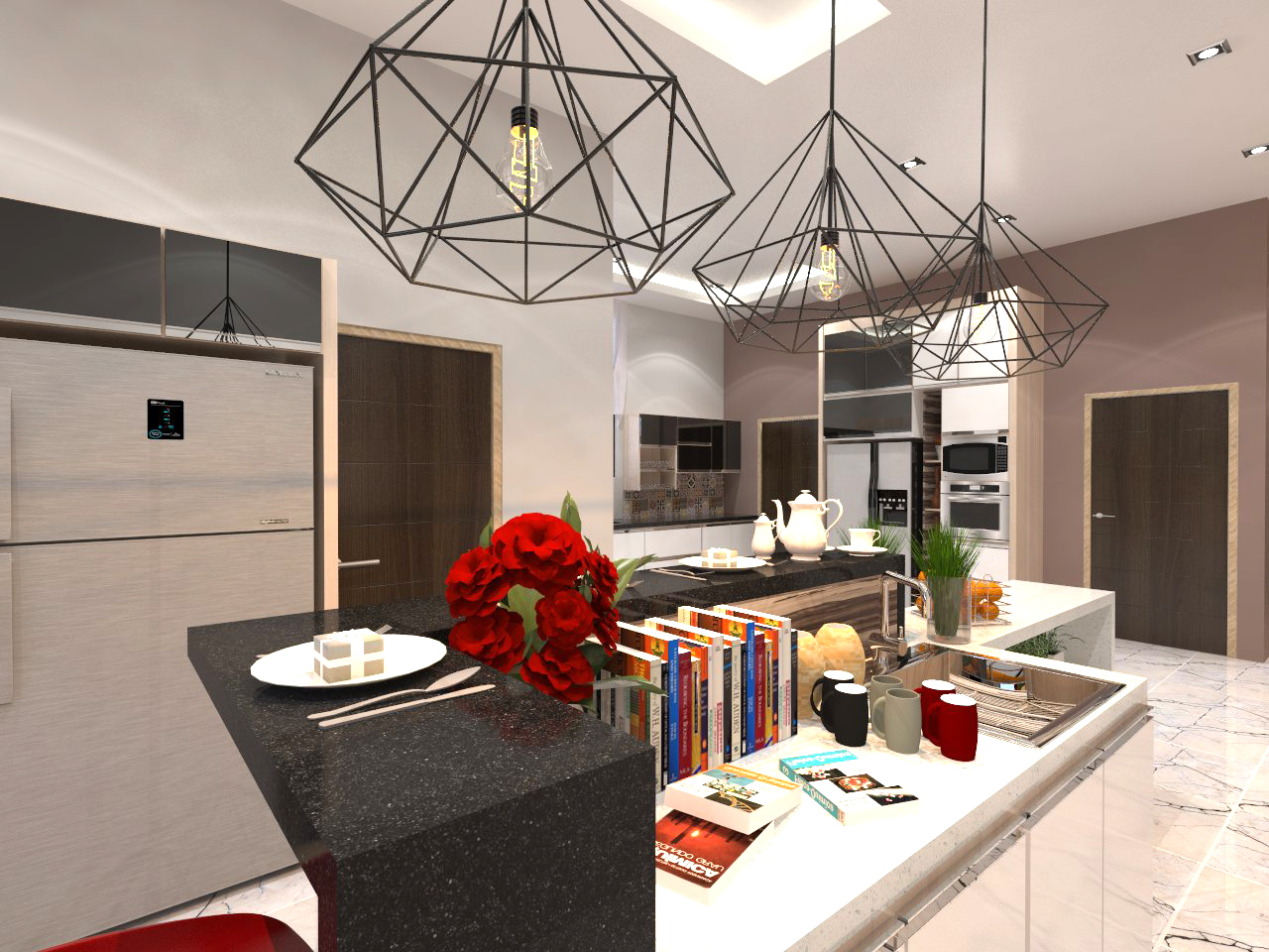 Kitchen + Dining & Laundry Kitchen + Dining & Laundry