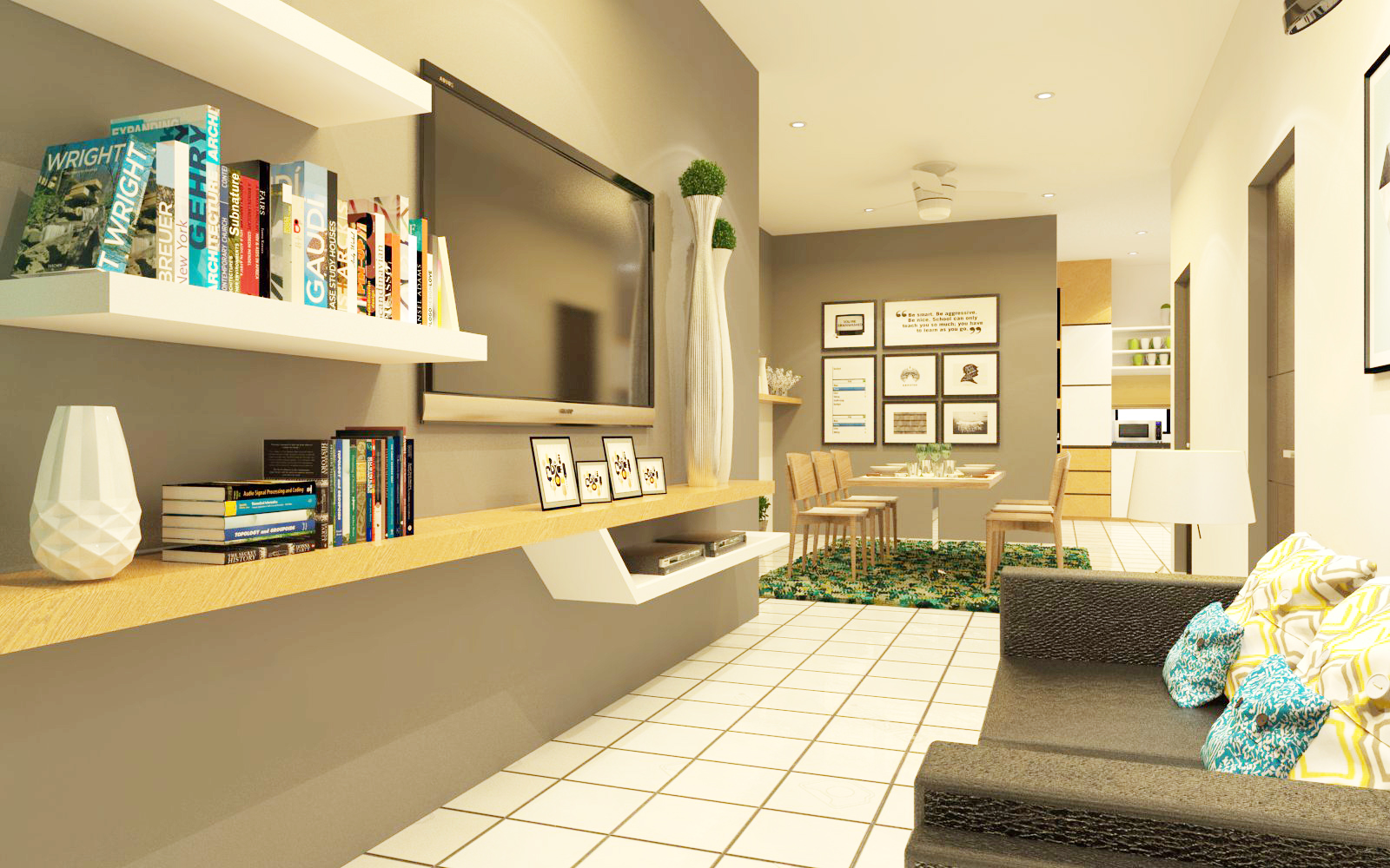 Living + Dining Area