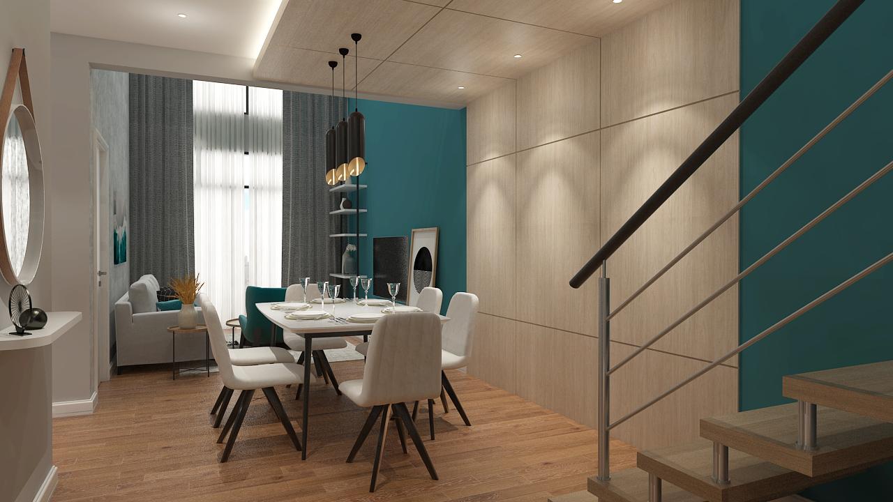Living + Dining Area Living + Dining Area