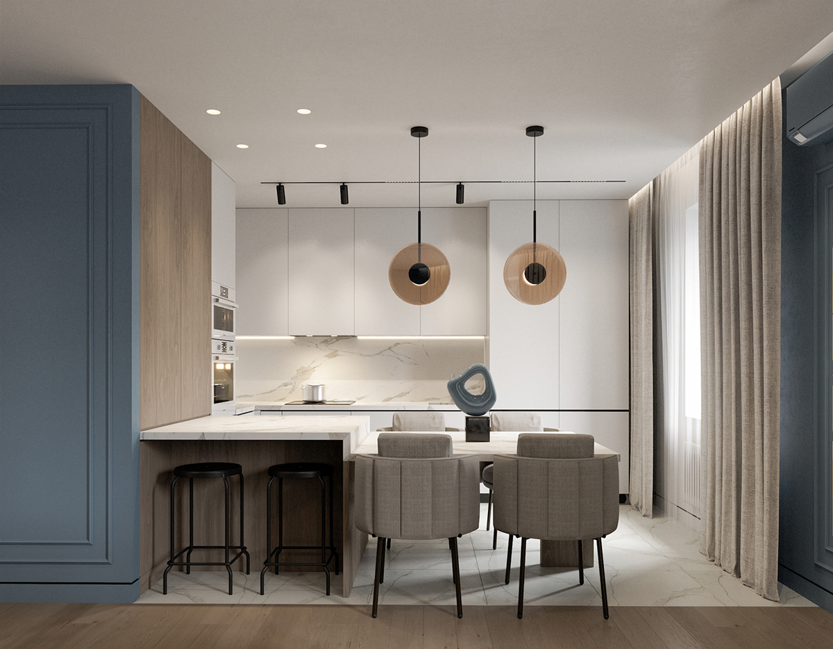 dining-room-pendant-lights-1 Shahnaz Interiors-Dining room