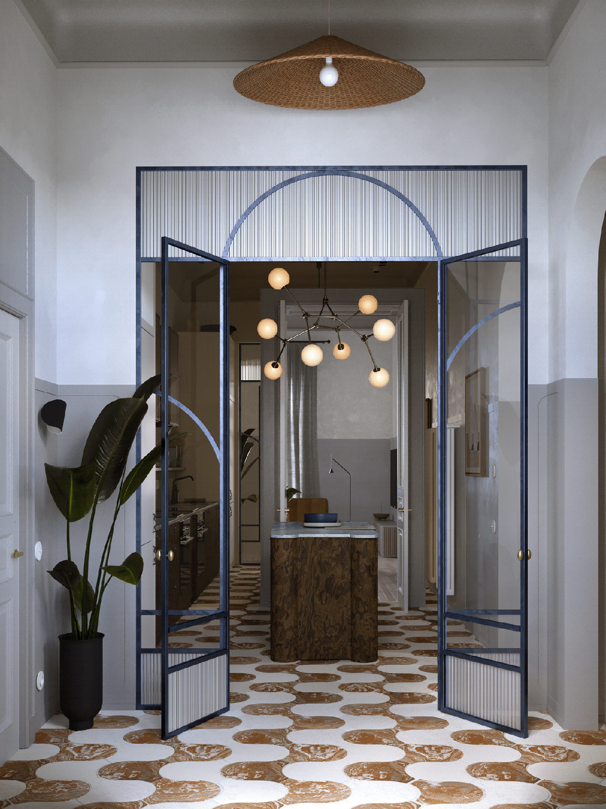 sputnik-chandelier Shahnaz Interiors-Chandelier